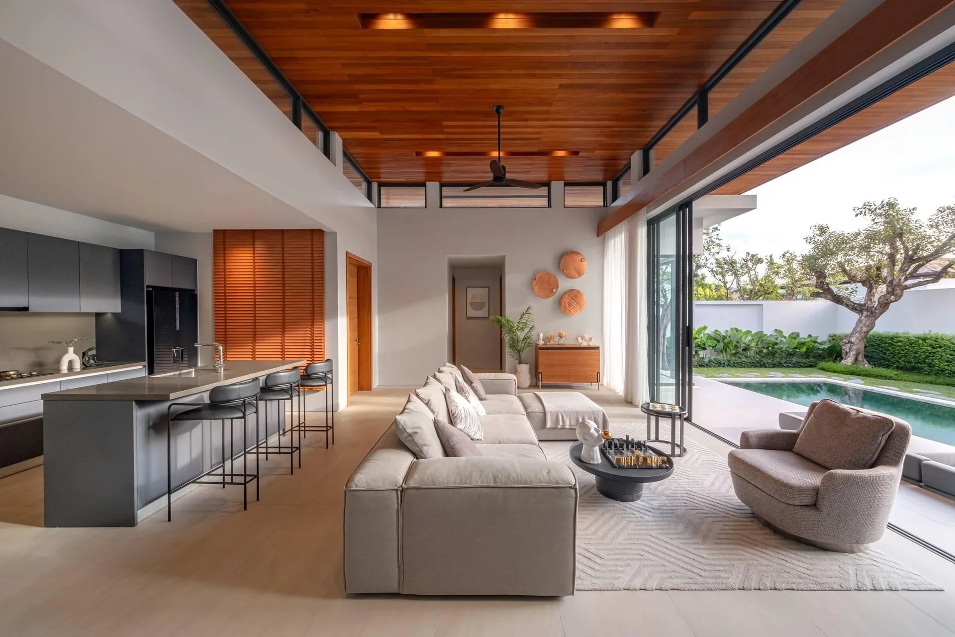 Designing a villa while you are overseas