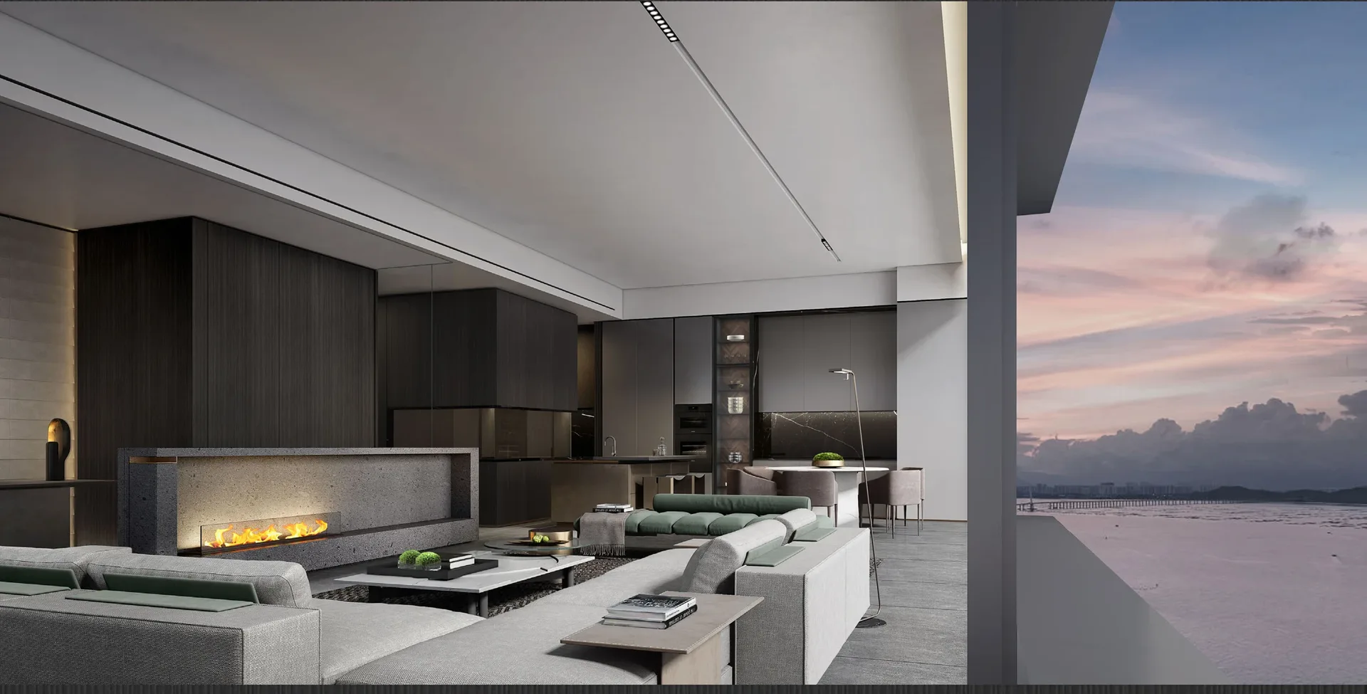 Prince Bay Apartments — ทิวทัศน์เป็นส่วนหนึ่งของห้อง